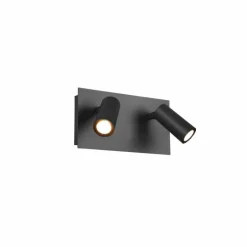 Applique murale d'extérieur Trio Tunga LED Anthracite, 2 lumières