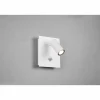 Applique murale d'extérieur Trio Tunga LED Blanc, 1 lumière, Détecteur de mouvement