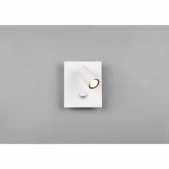 Applique murale d'extérieur Trio Tunga LED Blanc, 1 lumière, Détecteur de mouvement