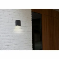 Applique murale d'extérieur Lutec GEMINI LED Anthracite, 1 lumière