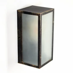 Applique murale d'extérieur Hakkas Brun, Or, 1 lumière