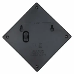 Applique murale d'extérieur Globo Solar LED Noir, 8 lumières, Détecteur de mouvement