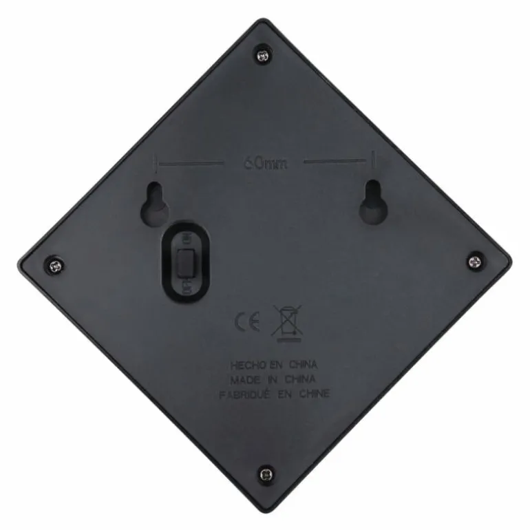 Applique murale d'extérieur Globo Solar LED Noir, 8 lumières, Détecteur de mouvement