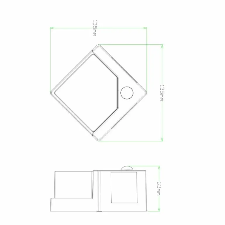 Applique murale d'extérieur Globo Solar LED Noir, 8 lumières, Détecteur de mouvement