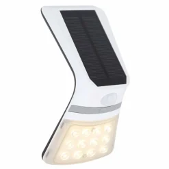 Applique murale d'extérieur Globo Solar LED Noir, 1 lumière, Détecteur de mouvement