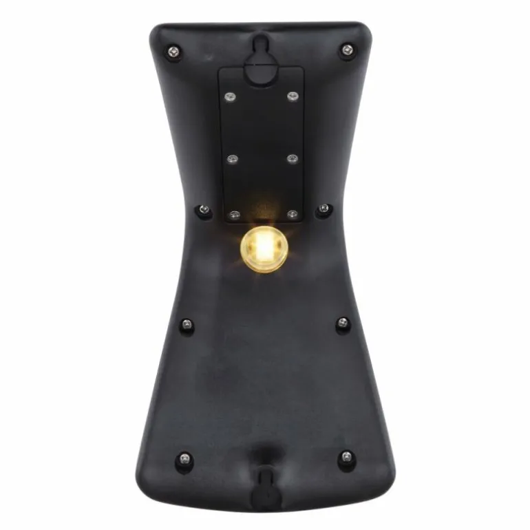 Applique murale d'extérieur Globo Solar LED Noir, 1 lumière, Détecteur de mouvement