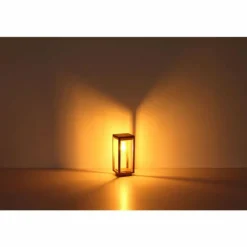 Applique murale d'extérieur Globo CANDELA Bois foncé, 1 lumière