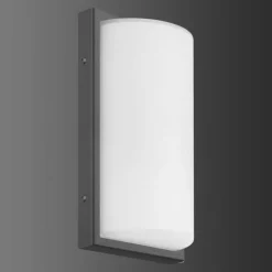 Applique murale d'extérieur LCD 039LED Noir, 1 lumière