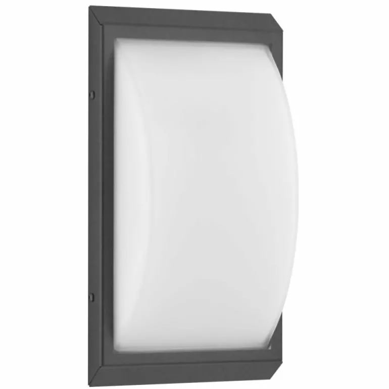 Applique murale d'extérieur LCD 053SEN Noir, 1 lumière, Détecteur de mouvement