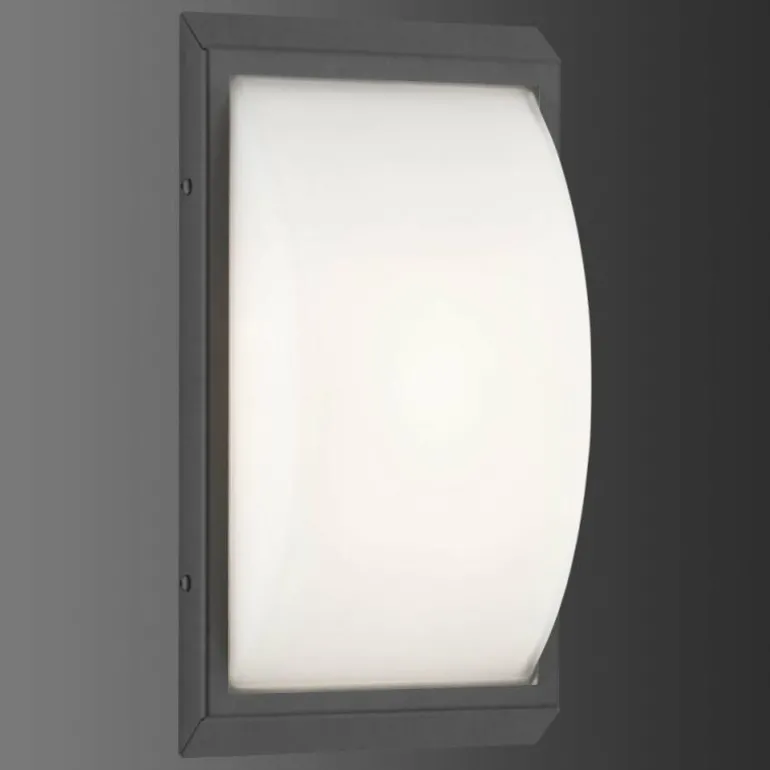 Applique murale d'extérieur LCD 053LEDSEN Noir, 1 lumière, Détecteur de mouvement