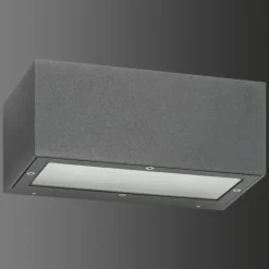 Applique murale d'extérieur LCD 1500 Noir, 1 lumière