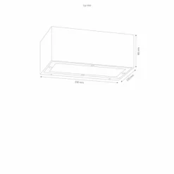 Applique murale d'extérieur LCD 1500 Noir, 1 lumière