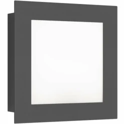 Applique murale d'extérieur LCD 3007LEDSEN Noir, 1 lumière, Détecteur de mouvement