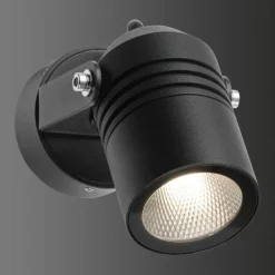 Applique murale d'extérieur LCD 5019 LED Noir, 1 lumière