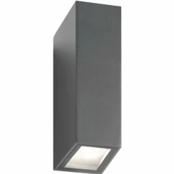 Applique murale d'extérieur LCD 5023 LED Noir, 2 lumières