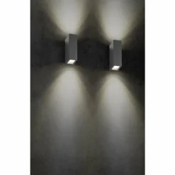 Applique murale d'extérieur LCD 5023 LED Noir, 2 lumières