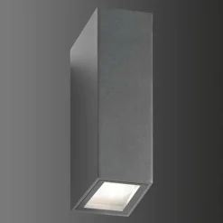 Applique murale d'extérieur LCD 5023 LED Noir, 2 lumières