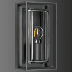 Applique murale d'extérieur LCD 5070 Noir, 1 lumière