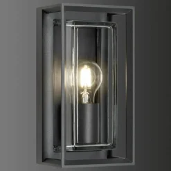 Applique murale d'extérieur LCD 5070 Noir, 1 lumière