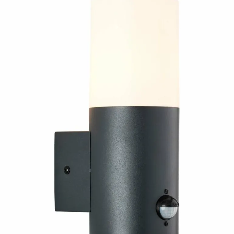 Applique murale d'extérieur Brillliant Aberdeen Noir, 1 lumière, Détecteur de mouvement