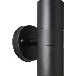 Applique murale d'extérieur Brillliant Traver Noir, 2 lumières