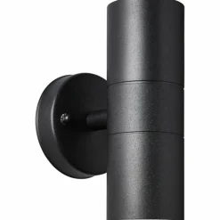 Applique murale d'extérieur Brillliant Traver Noir, 2 lumières