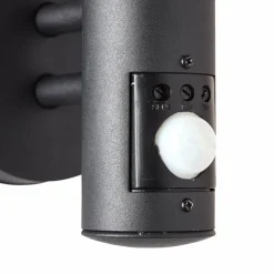 Applique murale d'extérieur Brillliant Venlo Noir, 1 lumière, Détecteur de mouvement