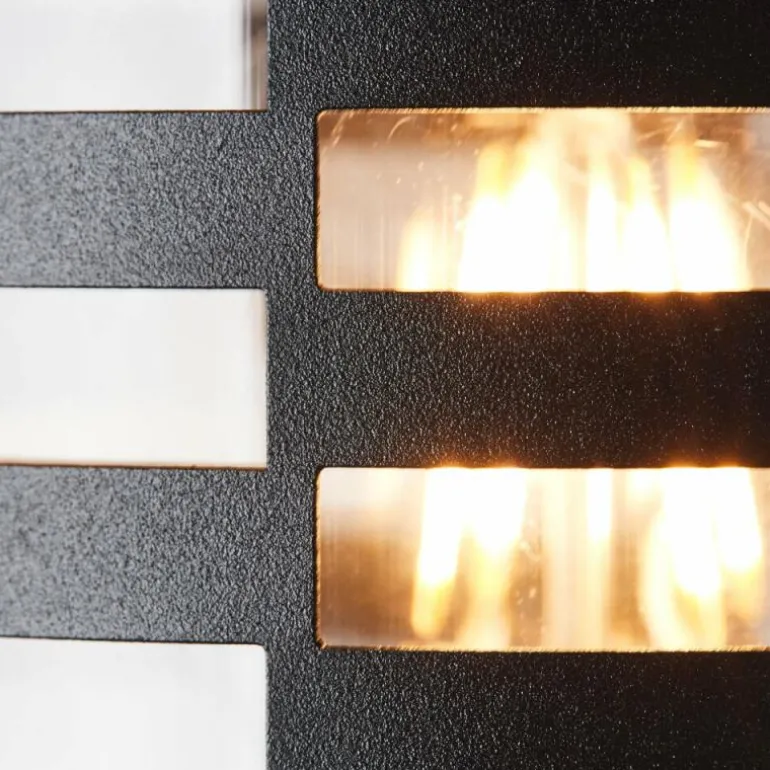 Applique murale d'extérieur Brillliant Venlo Noir, 1 lumière, Détecteur de mouvement