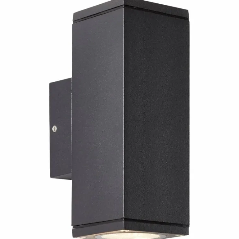 Applique murale d'extérieur Brillliant Nerty Argenté, 2 lumières