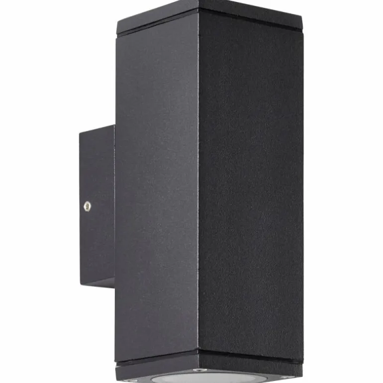 Applique murale d'extérieur Brillliant Nerty Argenté, 2 lumières