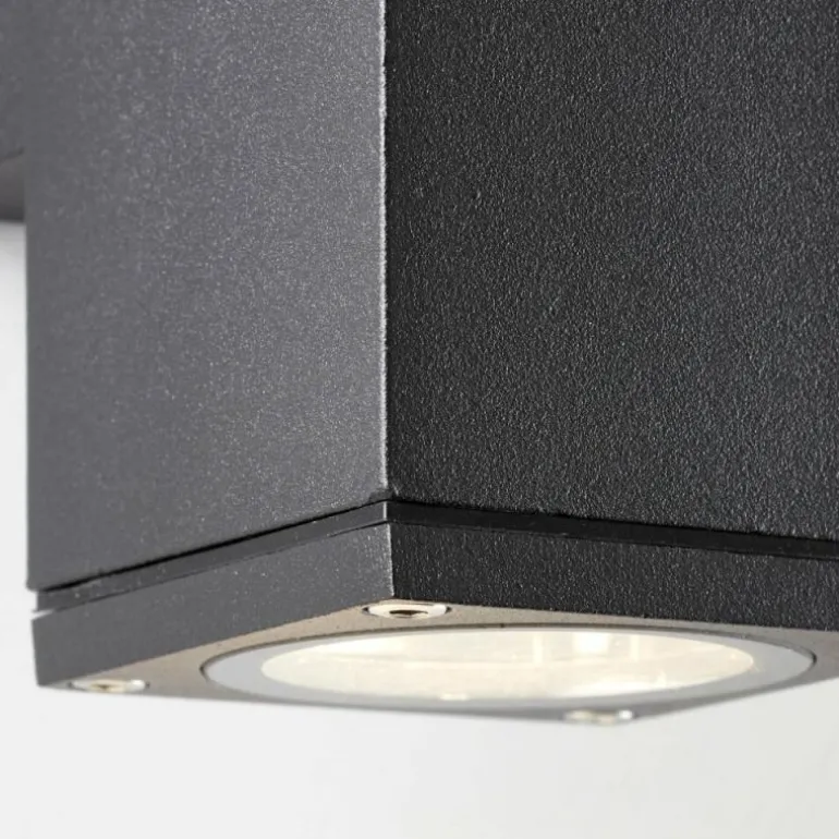 Applique murale d'extérieur Brillliant Nerty Argenté, 2 lumières