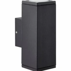 Applique murale d'extérieur Brillliant Nerty Argenté, 2 lumières