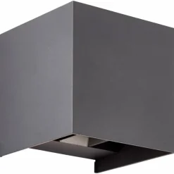 Applique murale d'extérieur Brillliant Haliz LED Gris, 1 lumière