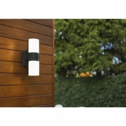 Applique murale d'extérieur Lutec CYRA LED Noir, 2 lumières