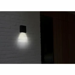 Applique murale d'extérieur Lutec Gemini XF LED Noir, 1 lumière