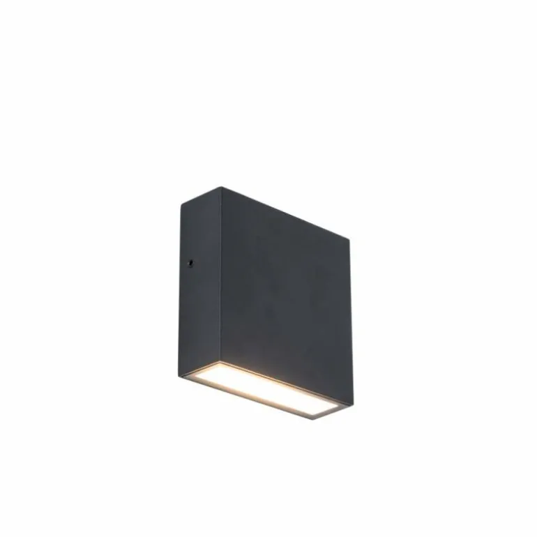 Applique murale d'extérieur Lutec Gemini XF LED Noir, 1 lumière