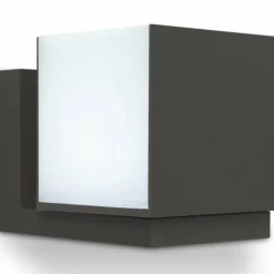 Applique murale d'extérieur Lutec CUBA LED Anthracite, 1 lumière