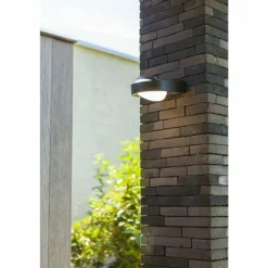 Applique murale d'extérieur Lutec Fele LED Anthracite, 1 lumière