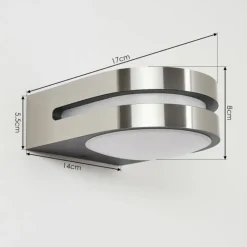 Applique murale d'extérieur Tordillos LED Chrome, 1 lumière