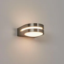 Applique murale d'extérieur Tordillos LED Chrome, 1 lumière