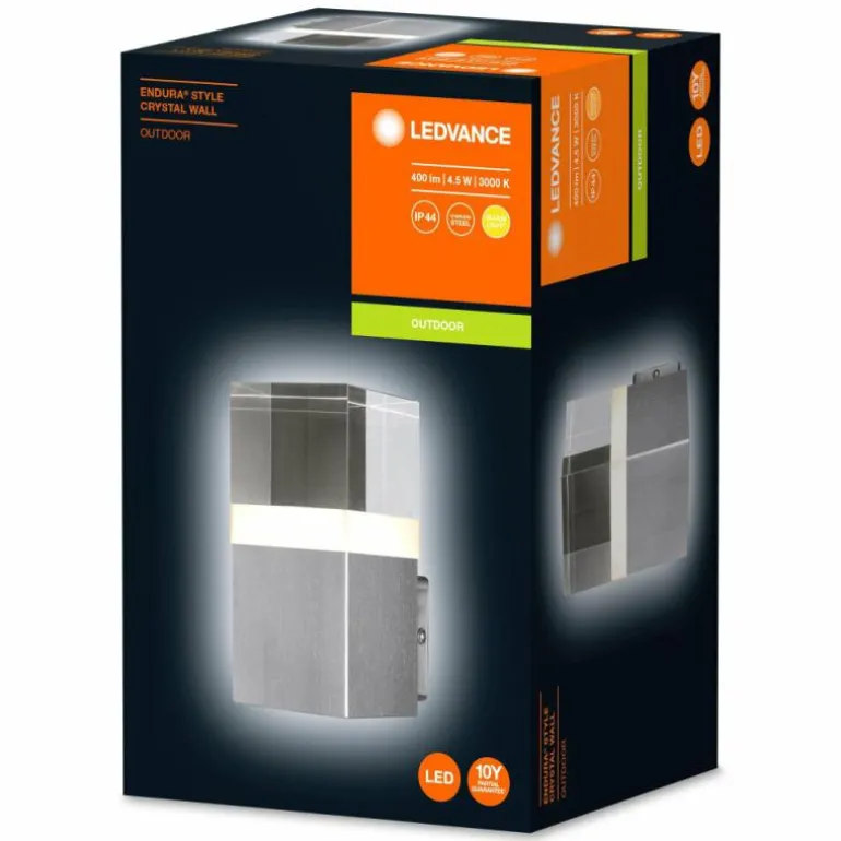 Applique murale d'extérieur LEDVANCE ENDURA Acier inoxydable, 1 lumière