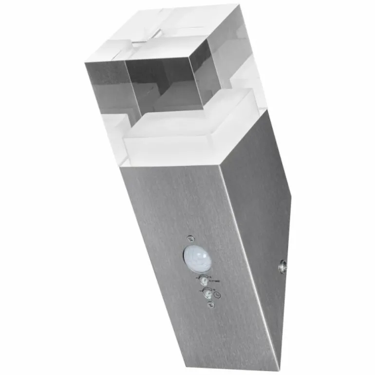 Applique murale d'extérieur LEDVANCE ENDURA Acier inoxydable, 1 lumière, Détecteur de mouvement