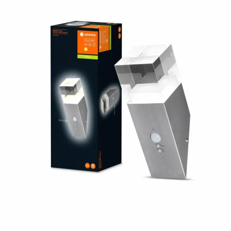 Applique murale d'extérieur LEDVANCE ENDURA Acier inoxydable, 1 lumière, Détecteur de mouvement