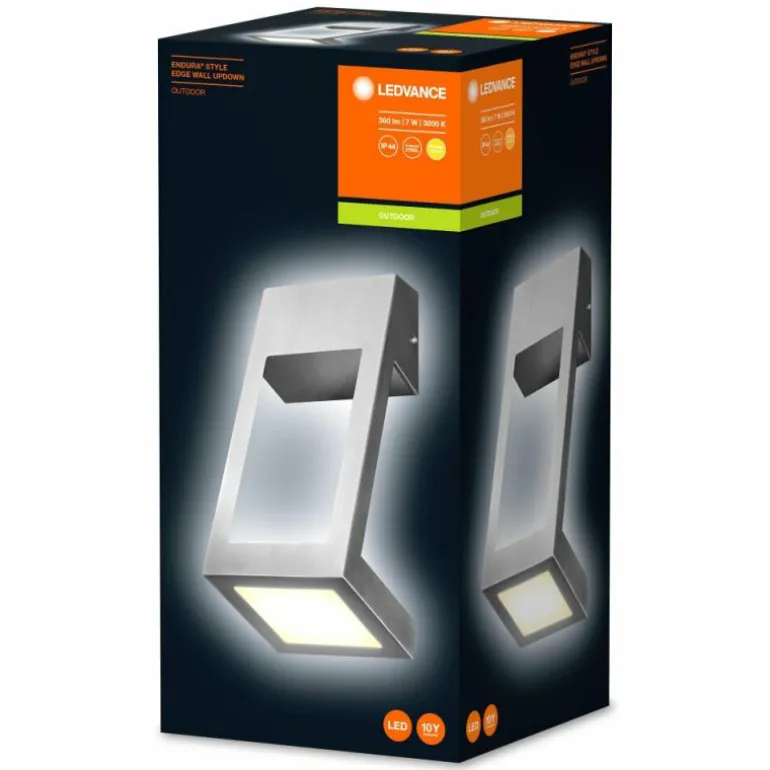 Applique murale d'extérieur LEDVANCE ENDURA Acier inoxydable, 1 lumière