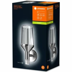 Applique murale d'extérieur LEDVANCE ENDURA Acier inoxydable, 1 lumière, Détecteur de mouvement