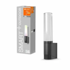 Applique murale d'extérieur LEDVANCE FLARE Gris, 1 lumière, Changeur de couleurs