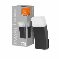 Applique murale d'extérieur LEDVANCE CURVE Gris, 1 lumière, Changeur de couleurs