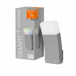 Applique murale d'extérieur LEDVANCE CURVE Argenté, 1 lumière, Changeur de couleurs