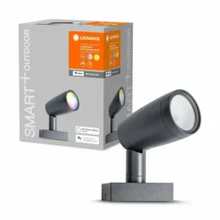 Applique murale d'extérieur LEDVANCE GARDEN SPOT Gris, 1 lumière, Changeur de couleurs