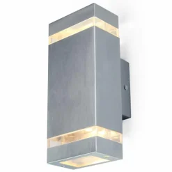 Applique murale d'extérieur Lutec Focus Acier inoxydable, 2 lumières